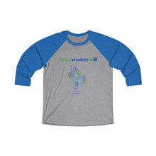 Tee - Unisex Tri-Blend 3/4 Raglan Tee - several colors - printed front only - very comfy!